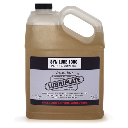 LUBRIPLATE 1 gal Synthetic PAO Fluid Jug 1000 ISO Viscosity, Water White L0979-057